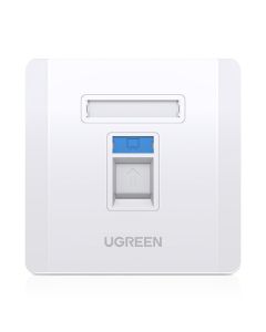 UGREEN 5x Wall Socket Internet LAN RJ45 (80181 NW144) Πρίζα Ίντερνετ - White