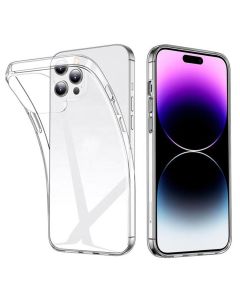 Ultra Slim 0.5mm Silicone Case Θήκη Σιλικόνης Διάφανο (iPhone 14 Pro)