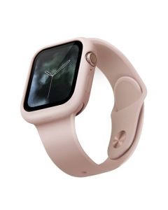 UNIQ Lino Slim Silicone Case Θήκη Σιλικόνης Pink για Apple Watch 40mm (Series 4/5/6/SE)