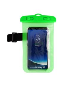 Αδιάβροχη Θήκη Universal Bag / Armband για Συσκευές Οθόνης από 5.0'' έως 5.8" με Κούμπωμα - Green