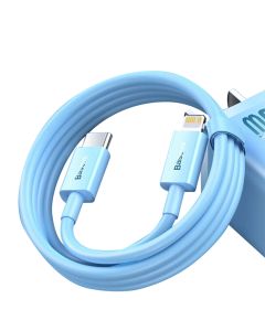 Baseus Superior Charging Data Cable 20W PD (CAYS001903) Καλώδιο Φόρτισης Fast Charge Type C to Lightning 1m Blue