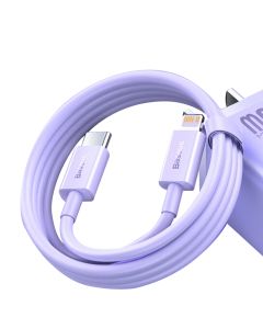 Baseus Superior Charging Data Cable 20W PD (CAYS001505) Καλώδιο Φόρτισης Fast Charge Type C to Lightning 1m Purple