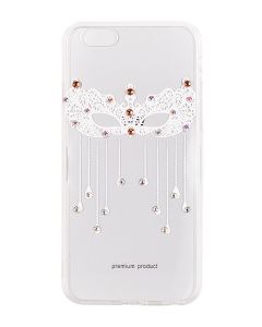 VENNUS ART Strass TPU Case Θήκη Σιλικόνης με Στρας - Mask White (Samsung Galaxy A3 2017)