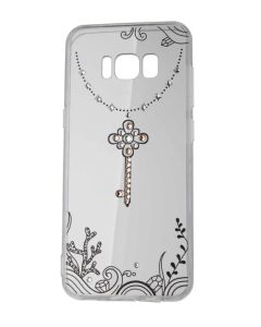 VENNUS ART Strass TPU Case Θήκη Σιλικόνης με Στρας -Keychain Black (Samsung Galaxy S8 Plus)