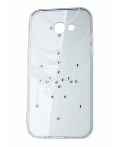 VENNUS ART Strass TPU Case Θήκη Σιλικόνης με Στρας - Decoration White (Samsung Galaxy A3 2017)