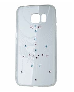 VENNUS ART Strass TPU Case Θήκη Σιλικόνης με Στρας - Decoration White (Samsung Galaxy S7)