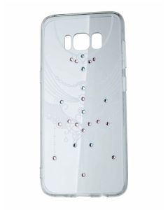 VENNUS ART Strass TPU Case Θήκη Σιλικόνης με Στρας - Decoration White (Samsung Galaxy S8)