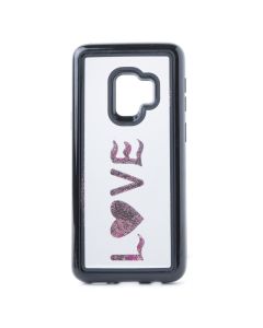 Vennus Mirror Water Case Glitter Love (Samsung Galaxy S9)