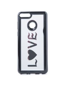 Vennus Mirror Water Case Glitter Love (Huawei Y9 2018)