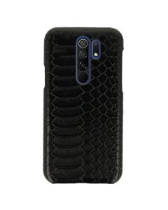 Vennus Wild Case PU Leather Σκληρή Θήκη Design 1 Black (Xiaomi Redmi 9)