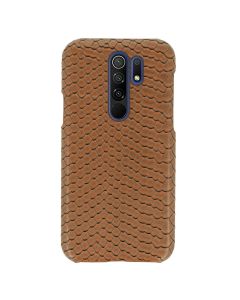 Vennus Wild Case PU Leather Σκληρή Θήκη Design 2 Brown (Xiaomi Redmi 9)