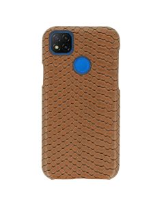 Vennus Wild Case PU Leather Σκληρή Θήκη Design 2 Brown (Xiaomi Redmi 9C / 9C NFC)