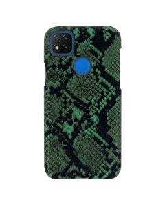 Vennus Wild Case PU Leather Σκληρή Θήκη Design 7 Black / Green (Xiaomi Redmi 9C / 9C NFC)