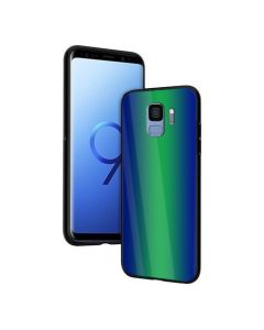 Vennus Glass Reflect Case Πράσινο / Μπλε (Samsung Galaxy S9)