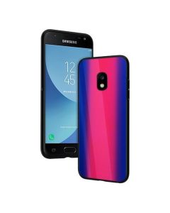 Vennus Glass Reflect Case Φούξια / Μπλε (Samsung Galaxy J7 2017)
