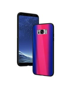 Vennus Glass Reflect Case Φούξια / Μπλε (Samsung Galaxy S8)