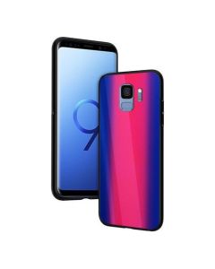 Vennus Glass Reflect Case Φούξια / Μπλε (Samsung Galaxy S9)