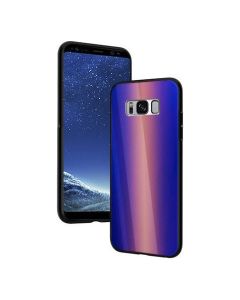 Vennus Glass Reflect Case Κίτρινο / Μπλε (Samsung Galaxy S8)
