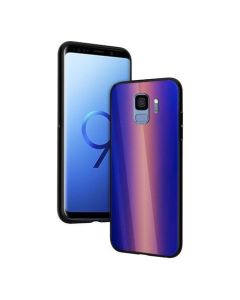 Vennus Glass Reflect Case Κίτρινο / Μπλε (Samsung Galaxy S9)