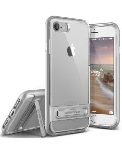 Verus Crystal Bumper Case with Kickstand (VRIP7-CRBSS) Satin Silver (iPhone 7 / 8 / SE 2020 / 2022)