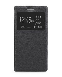 Forcell S View Flexi Flip Case Black (Huawei Ascend P8)