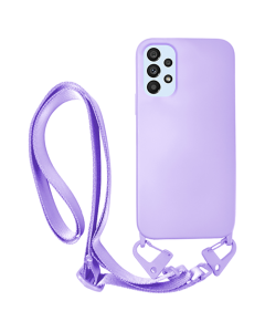 Vivid Strap Silicone Case (VISISTRAP215LILAC) Θήκη με Λουράκι Lilac (Samsung Galaxy A53 5G)