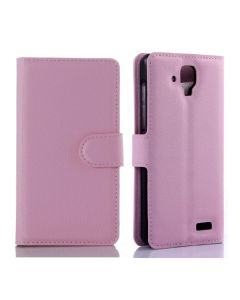 Θήκη Πορτοφόλι Wallet Case Pink (Lenovo A536)