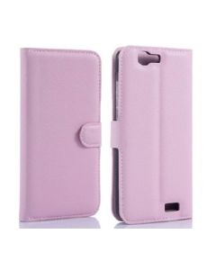 Θήκη Πορτοφόλι Wallet Case Pink (Huawei Ascend G7)