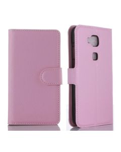 Θήκη Πορτοφόλι Wallet Case Pink (Huawei Ascend G8)
