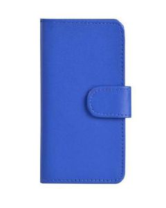 Wallet Case Θήκη Πορτοφόλι με Δυνατότητα Stand + Μεμβράνη Οθόνης Μπλε (Microsoft Lumia 730 / 735)