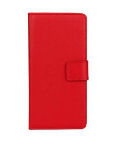 Wallet Case Θήκη Πορτοφόλι με Δυνατότητα Stand + Μεμβράνη Οθόνης Κόκκινο (Huawei Ascend Y550)