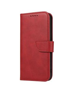 Magnet Case Elegant Book Θήκη Πορτοφόλι με Stand - Red (iPhone 15)