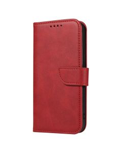 Magnet Case Elegant Book Θήκη Πορτοφόλι με Stand - Red (iPhone 15 Pro Max)