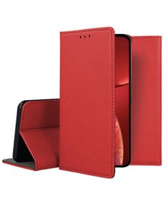Forcell Smart Book Case με Δυνατότητα Stand Θήκη Πορτοφόλι Red (iPhone 13)