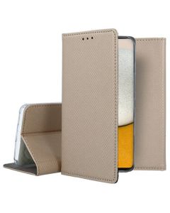 Forcell Smart Book Case με Δυνατότητα Stand Θήκη Πορτοφόλι Gold (Samsung Galaxy A35 5G)