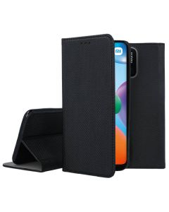 Forcell Smart Book Case με Δυνατότητα Stand Θήκη Πορτοφόλι Black (Xiaomi Redmi 10C)
