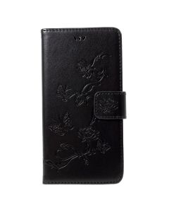 Butterfly Wallet Case με Δυνατότητα Stand - Black (Motorola Moto G5s)