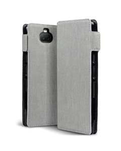Terrapin Θήκη Πορτοφόλι Wallet Stand Case (117-005-648) Γκρι (Sony Xperia 10)