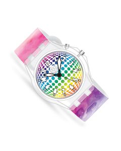 Watchitude Slap Glow Watch Ρολόι Χειρός Τύπου Σλαπ που Φωτίζει (WTD-636) Rainbow Tie Dye