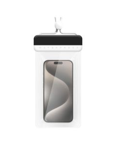 Universal Waterproof Phone Case Type 3 - Αδιάβροχη Θήκη για Κινητά (230X118mm) Black / White
