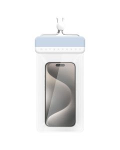 Universal Waterproof Phone Case Type 3 - Αδιάβροχη Θήκη για Κινητά (230X118mm) Blue / White