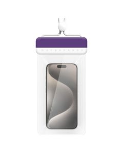Universal Waterproof Phone Case Type 3 - Αδιάβροχη Θήκη για Κινητά (230X118mm) Purple / White