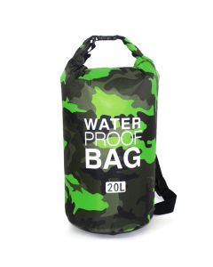 Universal Waterproof Dry Bag 20L - Αδιάβροχη Τσάντα Camouflage Green