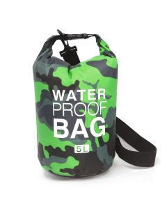 Universal Waterproof Dry Bag 5L - Αδιάβροχη Τσάντα Camouflage Green