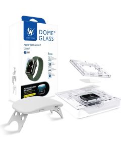Whitestone Dome Glass (Liquid Dispersion Tech) Tempered Glass (2 Pack) για Apple Watch 41mm (Series 7)