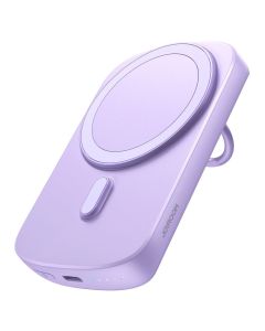 Joyroom JR-W030 MagSafe Wireless Power Bank with Ring and Stand 6000mAh 20W Εξωτερική Μπαταρία - Purple