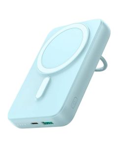 Joyroom JR-W050 MagSafe Wireless Power Bank with Ring and Stand 10000mAh 20W Εξωτερική Μπαταρία - Blue