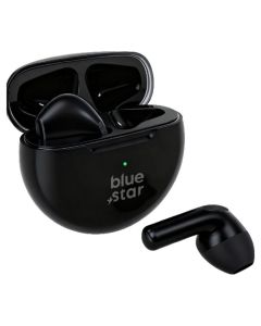 Blue Star TX3 Circle Beat TWS Wireless Bluetooth Stereo Earbuds - Black - MT82737