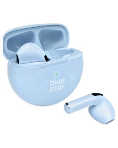 Blue Star TX3 Circle Beat TWS Wireless Bluetooth Stereo Earbuds - Blue - MT82734