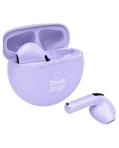 Blue Star TX3 Circle Beat TWS Wireless Bluetooth Stereo Earbuds - Lavender - MT82733